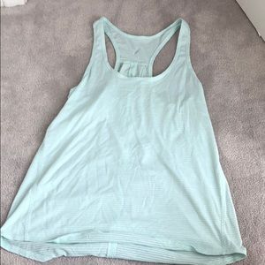 mint green Lululemon shirt